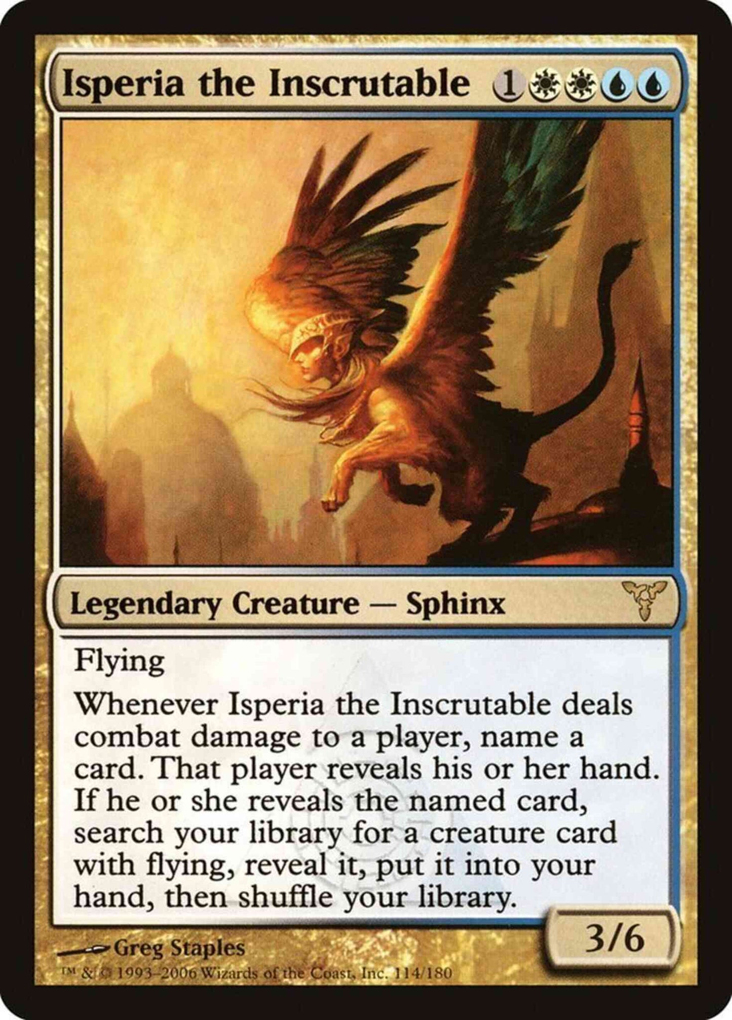 Isperia the Inscrutable [114] [Dissension] [Non-Foil]