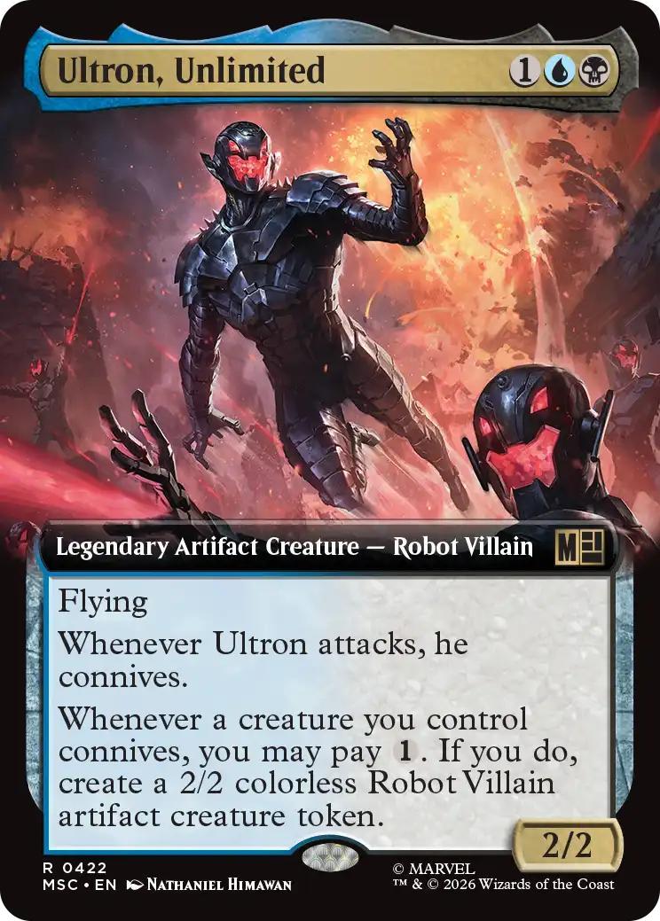 Ultron, Unlimited [422] [Extended Art] [Marvel Super Heroes: Commander] [Non-Foil]