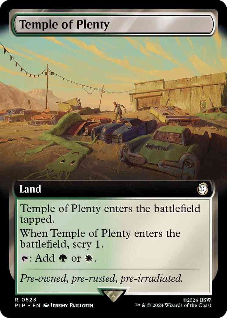 Temple of Plenty [523] [Extended Art] [Fallout] [Non-Foil]