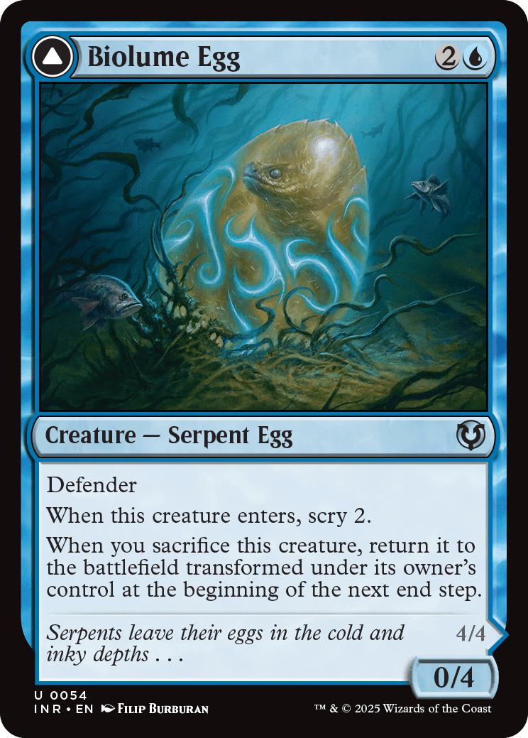Biolume Egg // Biolume Serpent [54] [Innistrad Remastered] [Non-Foil]