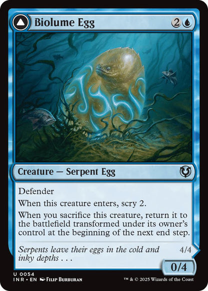 Biolume Egg // Biolume Serpent [54] [Innistrad Remastered] [Non-Foil]