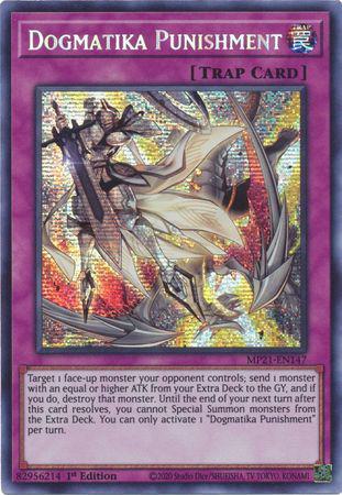 Dogmatika Punishment - MP21-EN147 - Prismatic Secret Rare - 1st Edition