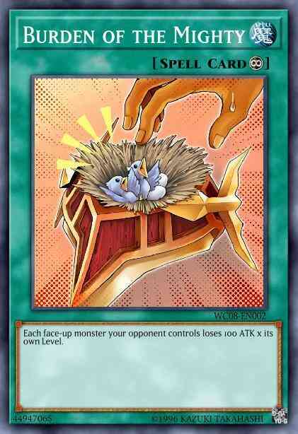 Burden of the Mighty - BP01-EN045 - Starfoil Rare - Unlimited