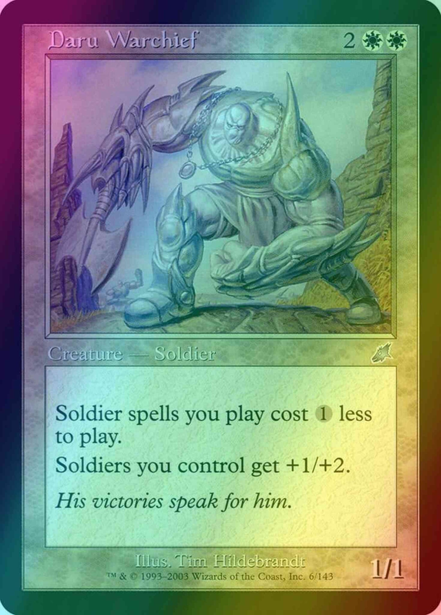 Daru Warchief [6] [Scourge] [Foil]