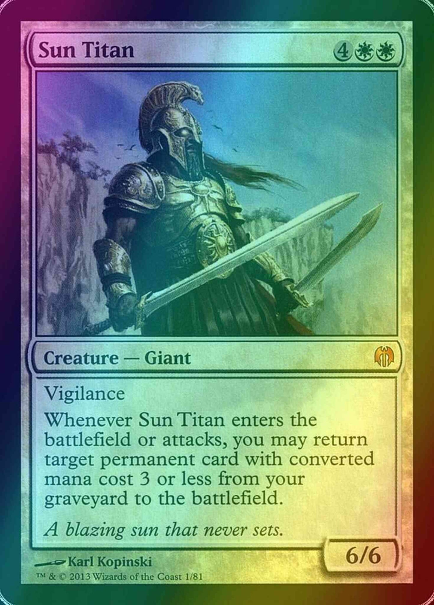 Sun Titan [1] [Duel Decks Heroes vs Monsters] [Foil]