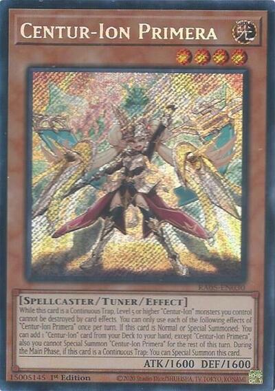 Centur-Ion Primera - RA05-EN030 - Secret Rare - 1st Edition