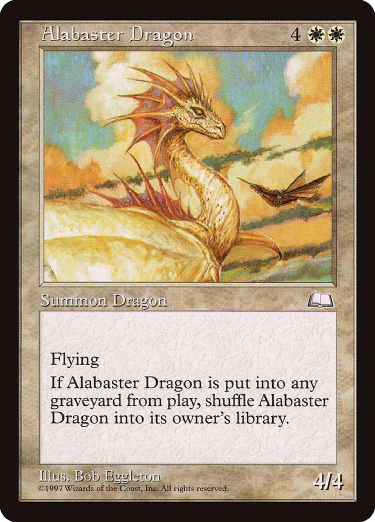 Alabaster Dragon [2] [Weatherlight] [Non-Foil]