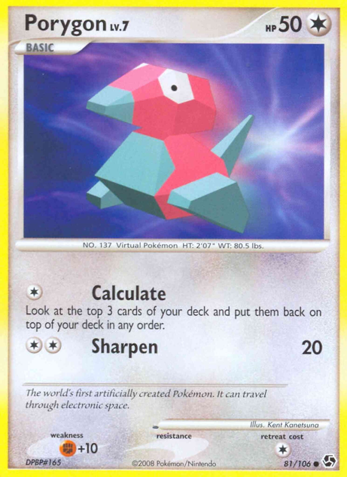 Porygon - 81/106 - Common [dp4-81] [Non-Holo]