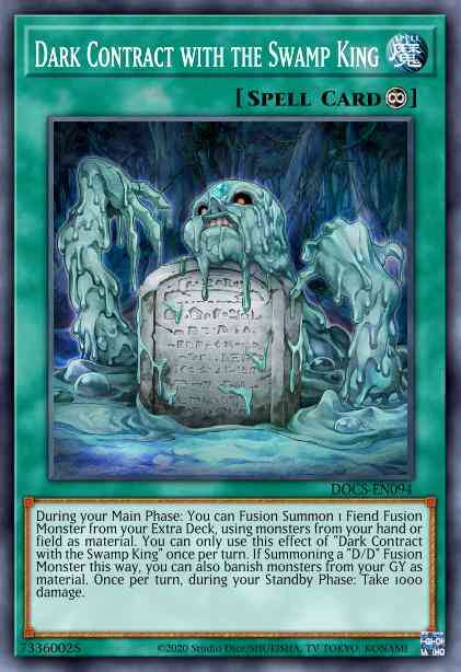 Dark Contract with the Swamp King - MP16-EN169 - Common - 1st Edition