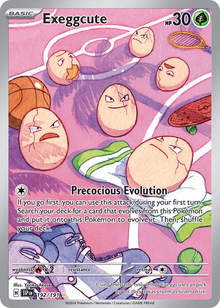 Exeggcute - 192/191 - Illustration Rare [sv08-192] [Ultra]