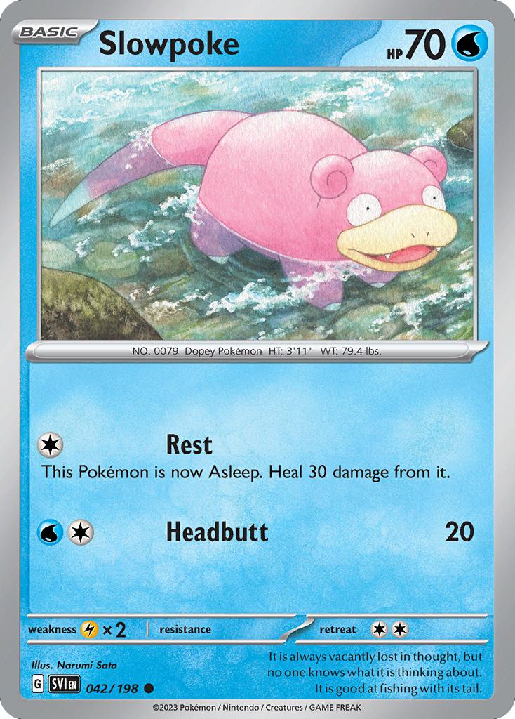 Slowpoke - 042/198 - Common [sv01-042] [Non-Holo]