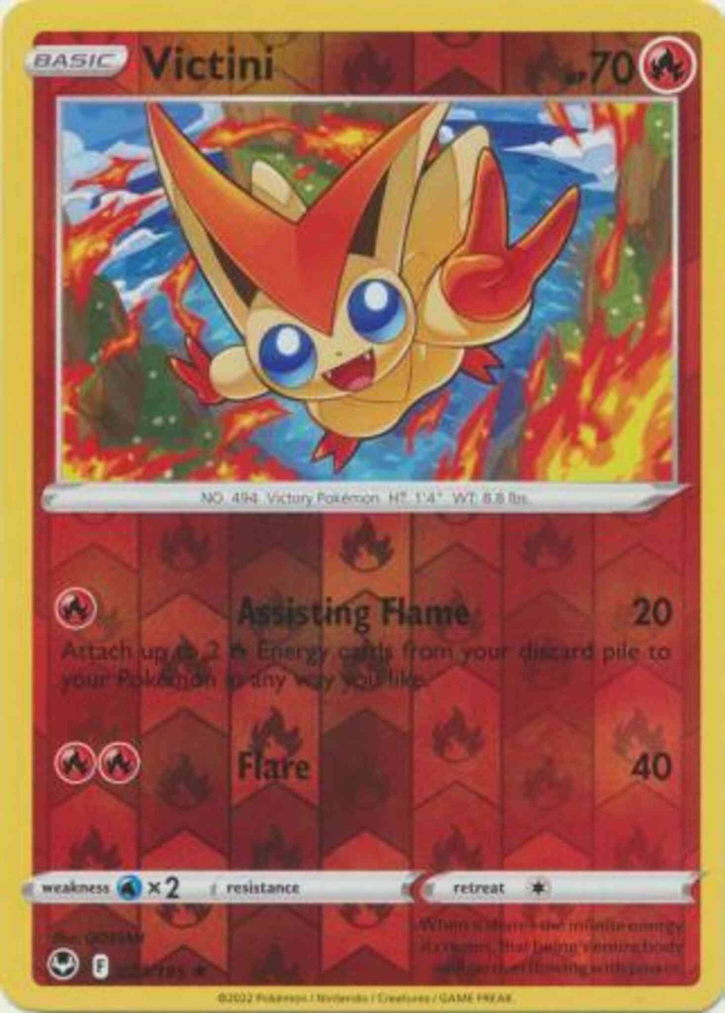 Victini - 023/195 - Rare [swsh12-023] [Reverse Holo]