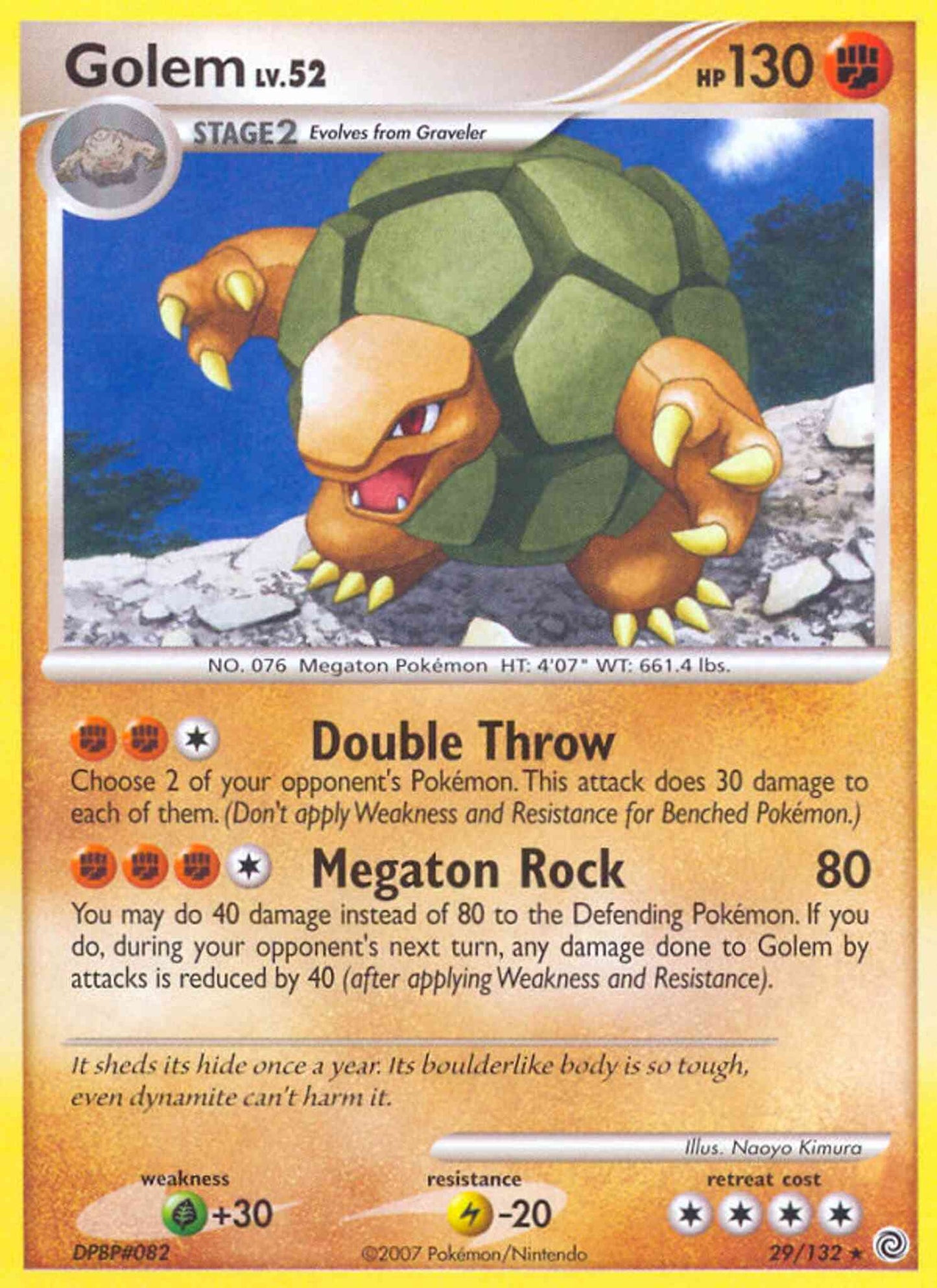 Golem - 29/132 - Rare [dp3-29] [Non-Holo]