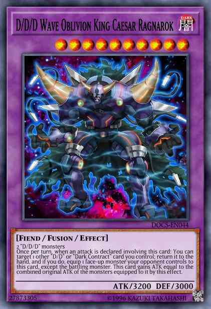 D/D/D Wave Oblivion King Caesar Ragnarok - DOCS-EN044 - Super Rare - 1st Edition