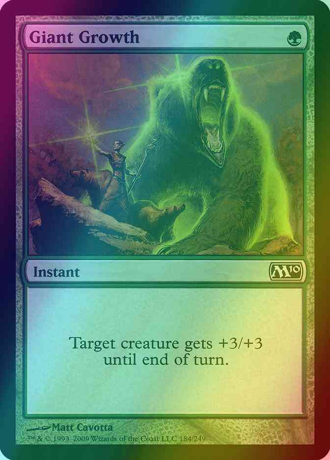Giant Growth [184] [Magic 2010] [Foil]