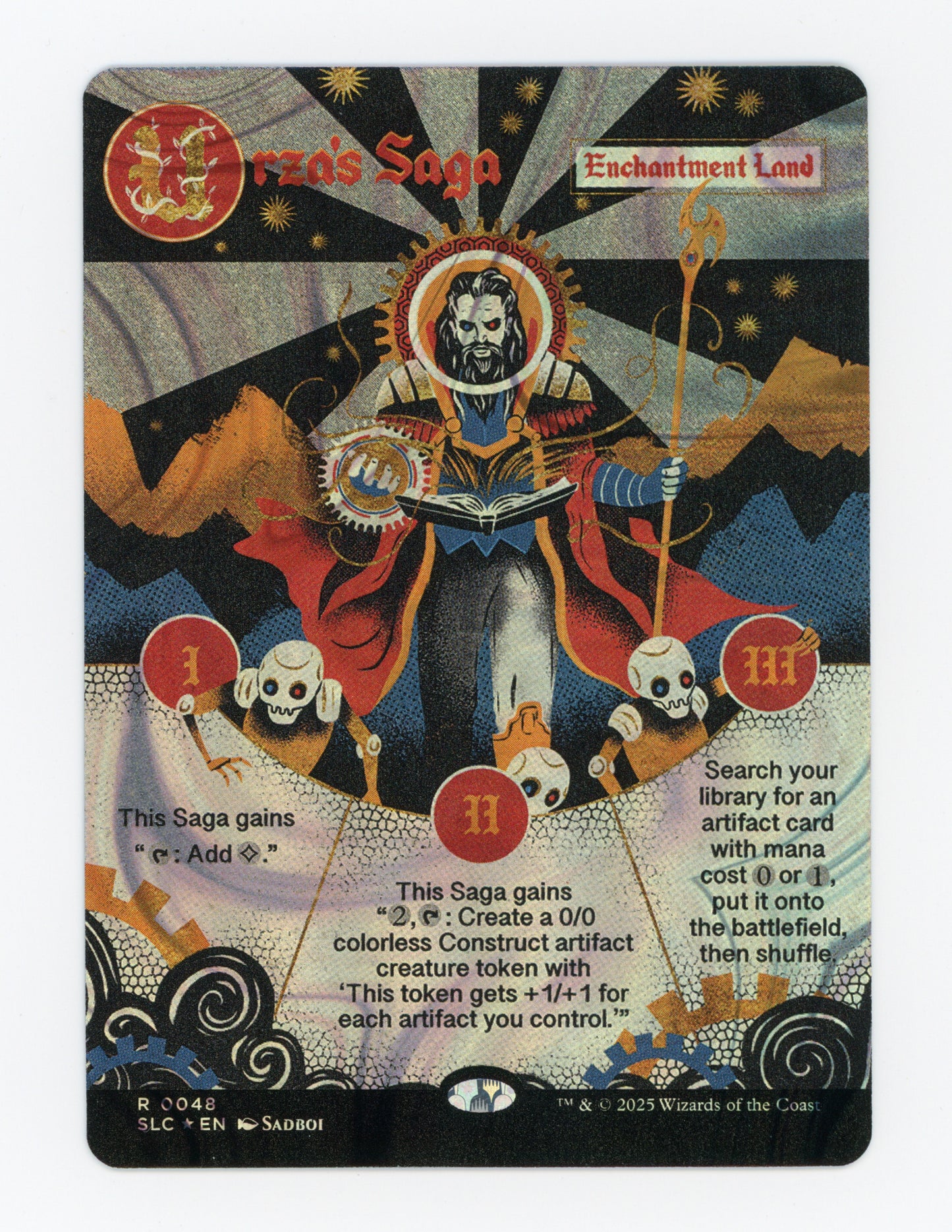 Urza's Saga — Borderless|Encyclopedia of Magic|Halo Foil — ID 19846