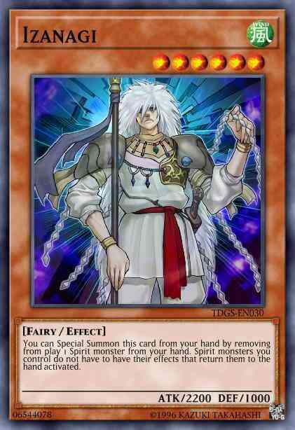 Izanagi - TDGS-EN030 - Super Rare - 1st Edition