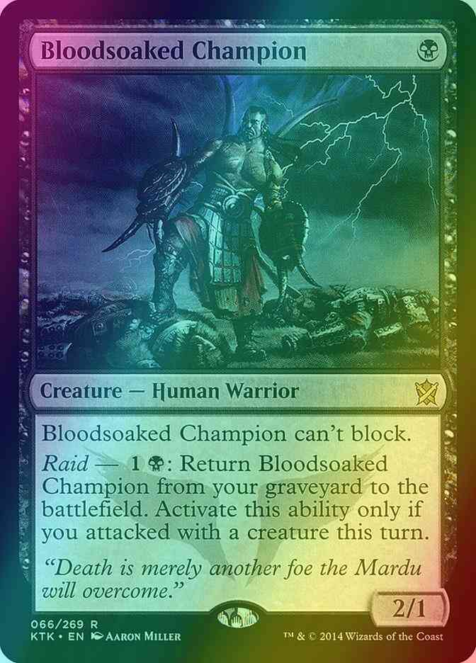 Bloodsoaked Champion [66] [Khans Of Tarkir] [Foil]
