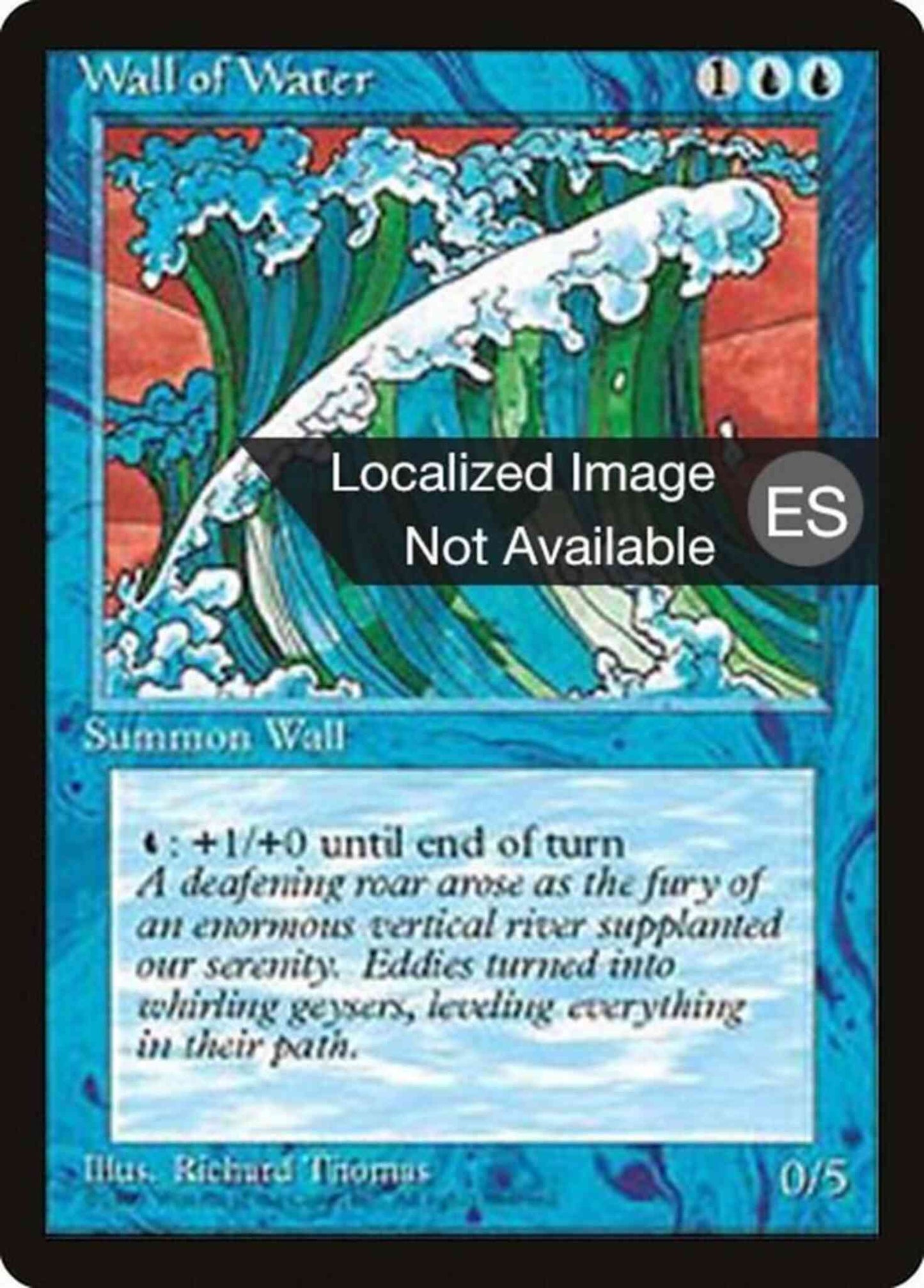 Wall of Water - Chinese [114] [Fourth Edition Black Border: Chinese] [Non-Foil]