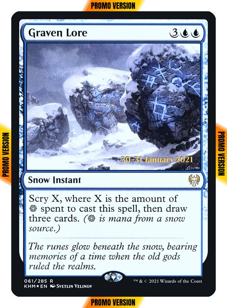 Graven Lore [Prerelease] [61s] [Kaldheim Promos] [Foil]