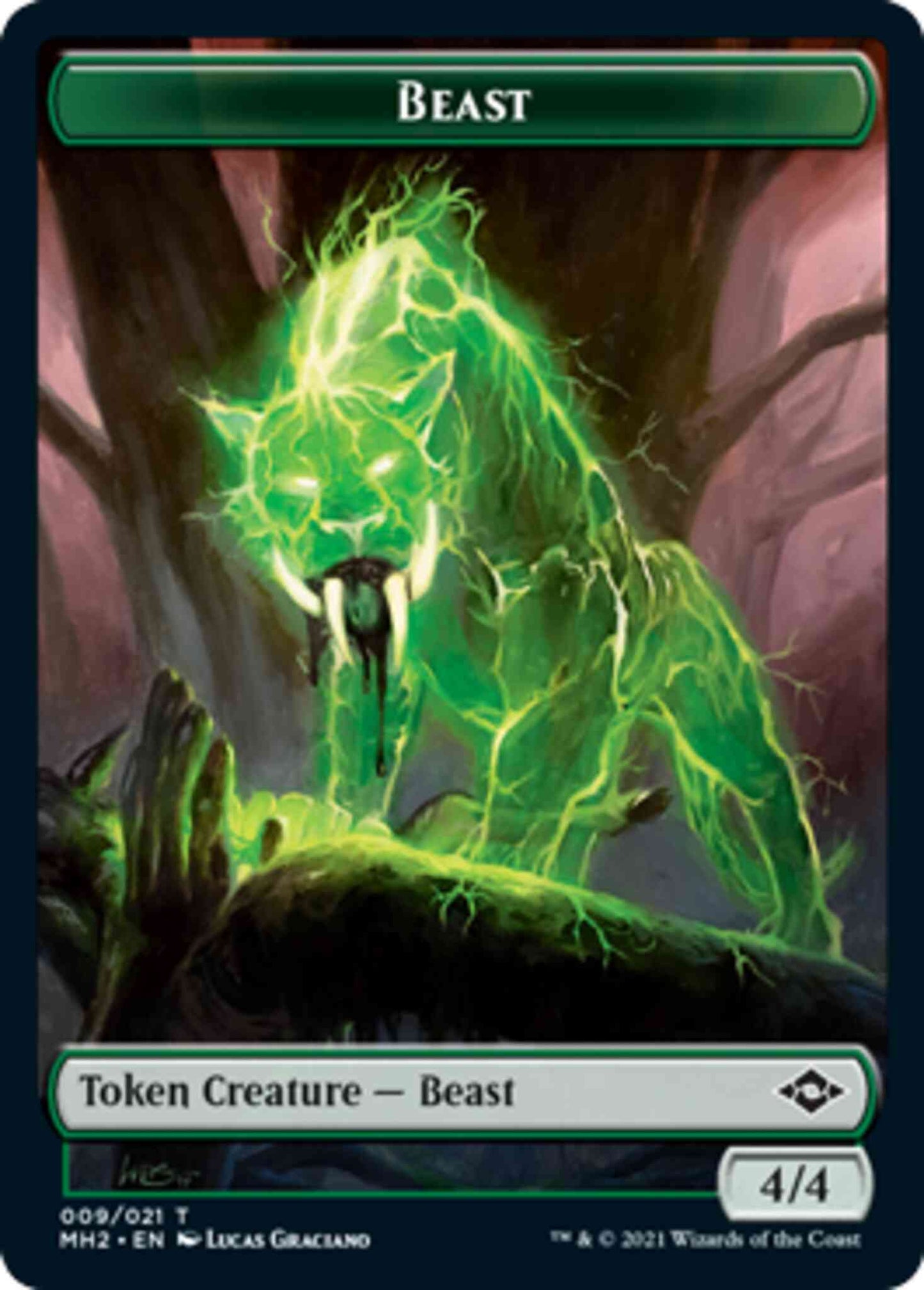 Beast Token (09) // Clue Token (15) [Modern Horizons 2 Tokens] [Non-Foil]