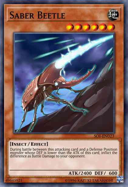 Saber Beetle - SOI-EN023 - Common - 1st Edition