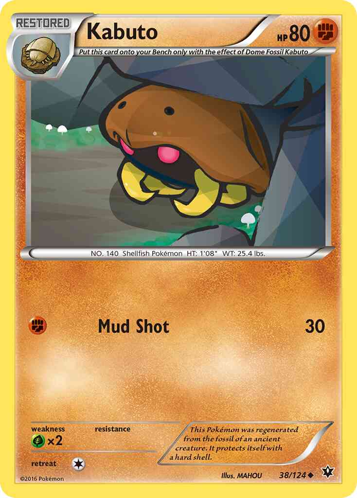 Kabuto - 38/124 - Uncommon [xy10-38] [Non-Holo]