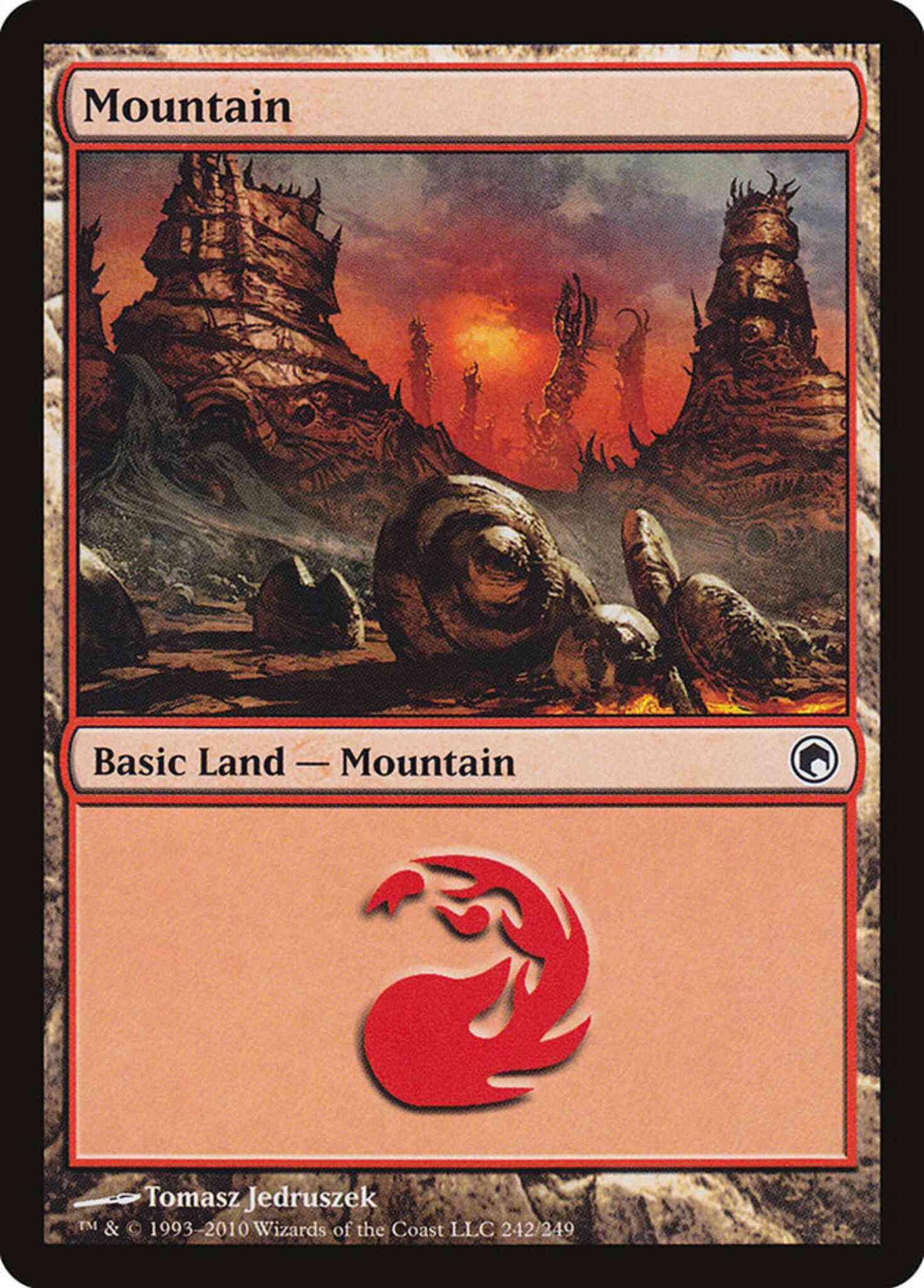 Mountain [242] [Scars Of Mirrodin] [Non-Foil]