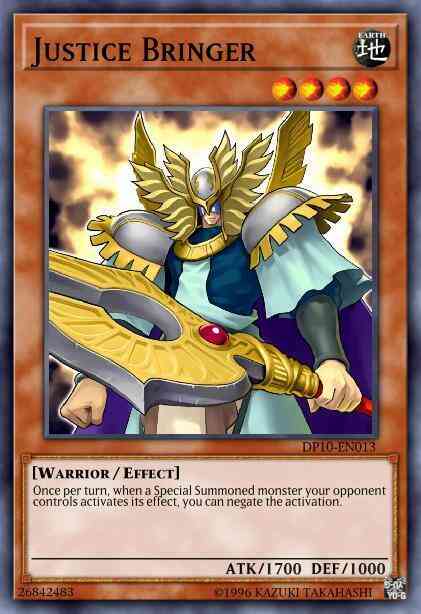 Justice Bringer - DP10-EN013 - Ultra Rare - 1st Edition