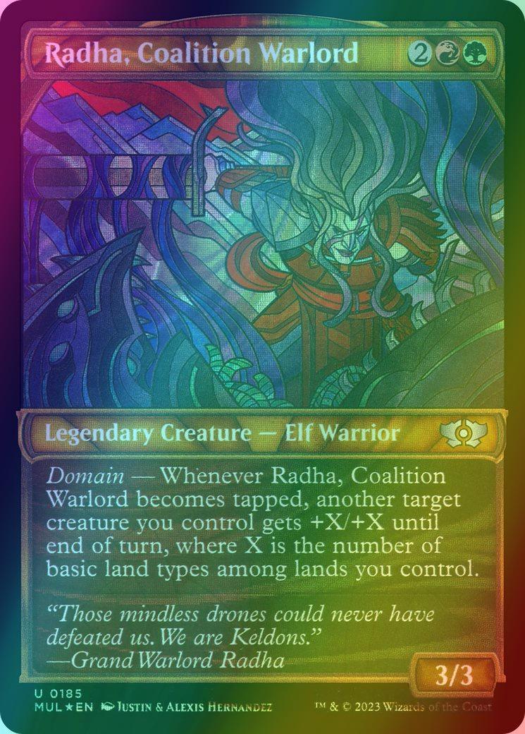 Radha, Coalition Warlord [185] [Planar Showcase] [Multiverse Legends] [Halo Foil]