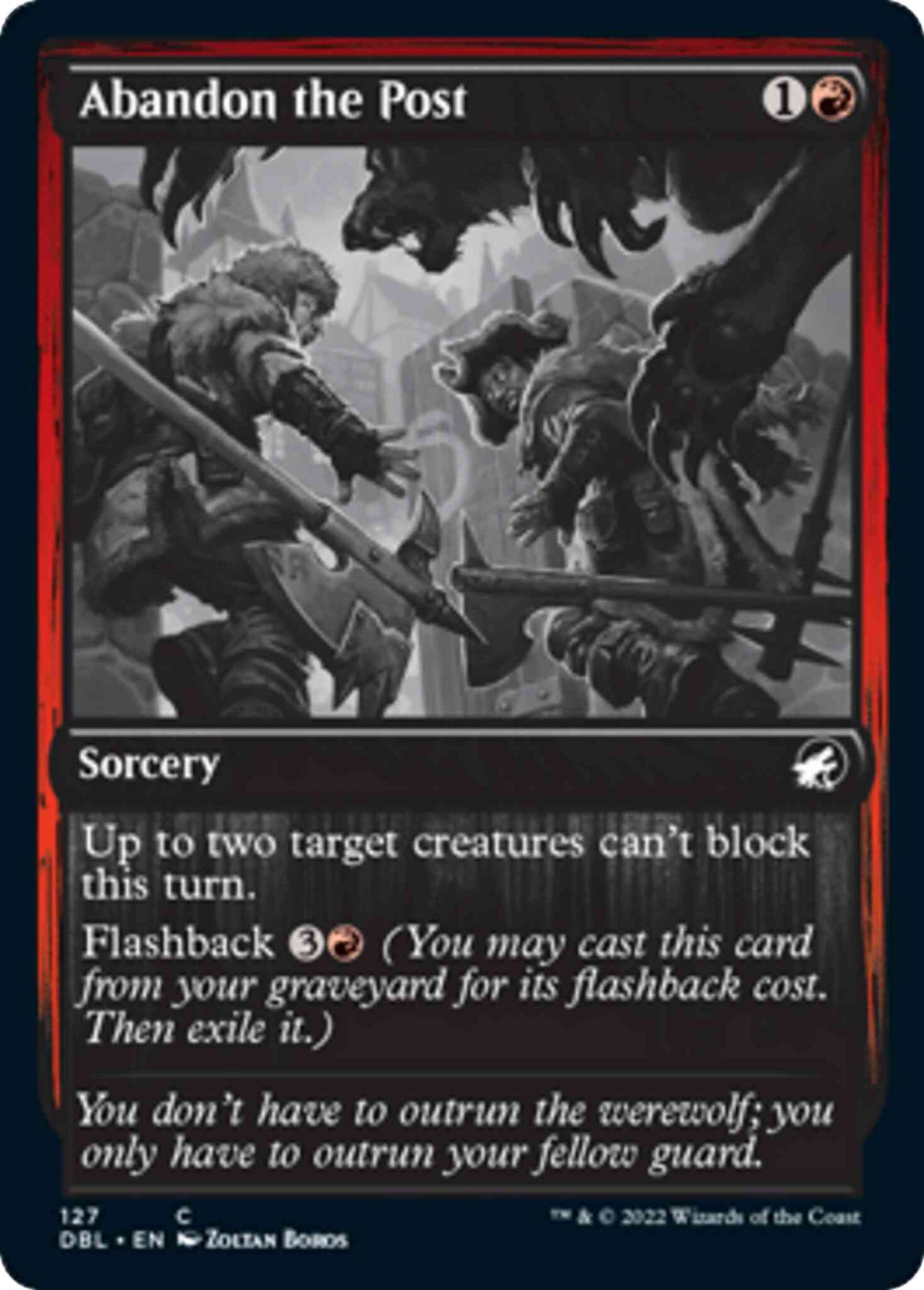 Abandon the Post [127] [Innistrad: Double Feature] [Non-Foil]