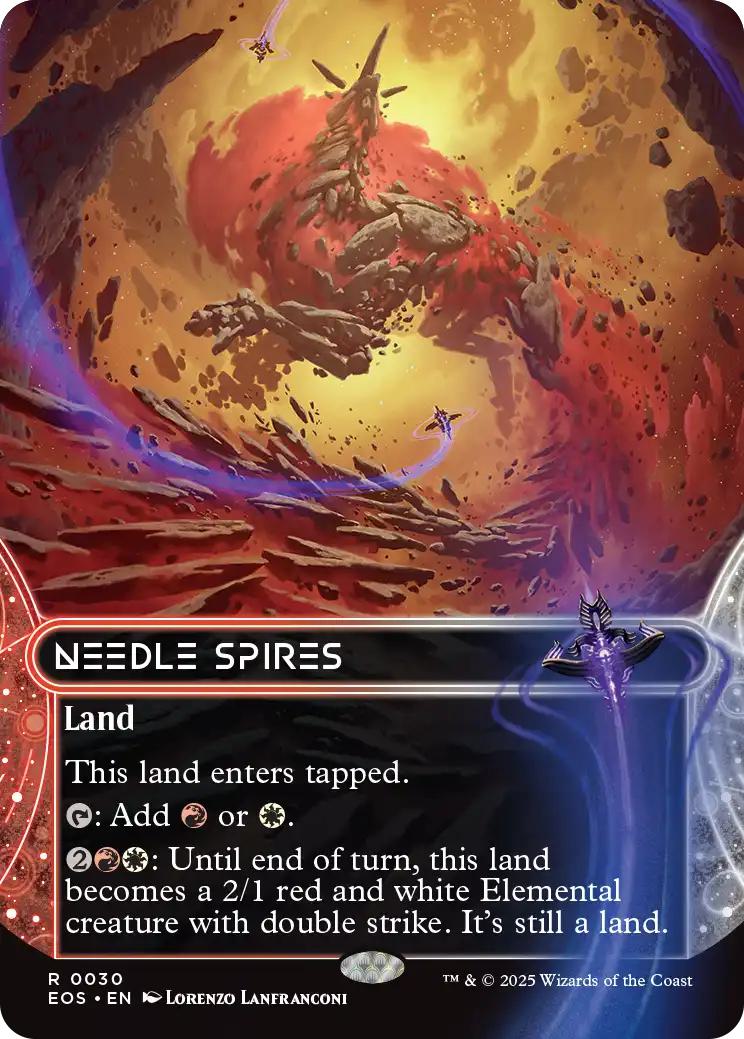 Needle Spires [30] [Borderless] [Edge of Eternities: Stellar Sights] [Non-Foil]