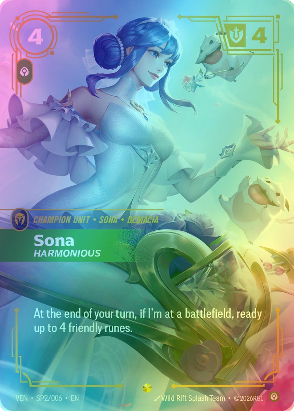Sona, Harmonious - SP2/006 [Vendetta] [Foil]