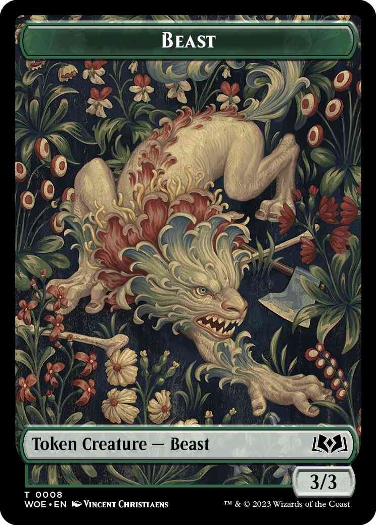 Beast Token [08] [Wilds of Eldraine: Tokens] [Non-Foil]