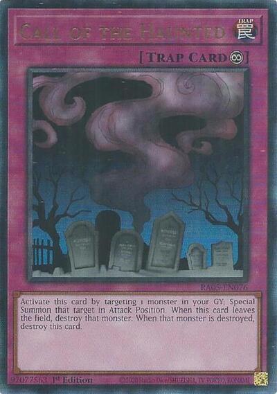 Call of the Haunted - RA05-EN076 - Ultimate Rare - 1st Edition