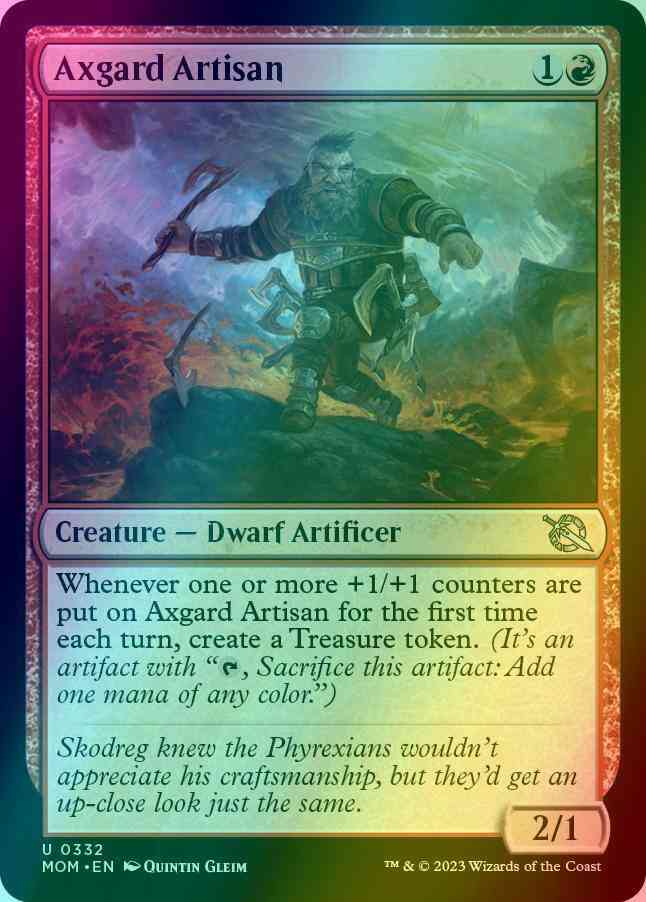Axgard Artisan [332] [Jumpstart Exclusive] [March of the Machine] [Foil]