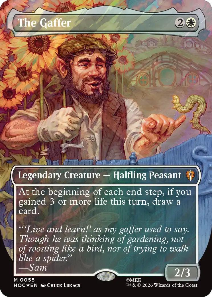 The Gaffer [55] [Borderless] [Classic Artist] [The Hobbit: Commander] [Surge Foil]