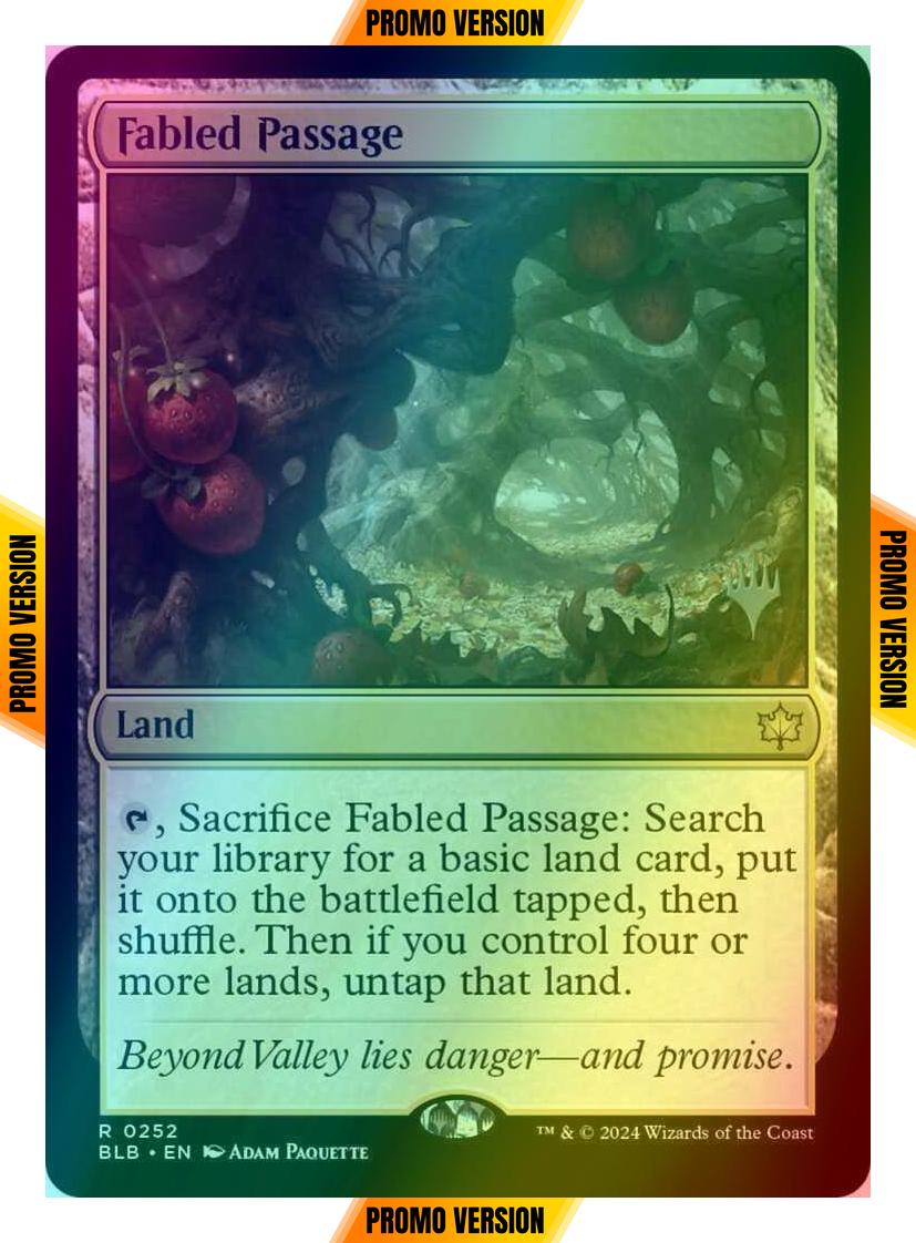 Fabled Passage [252p] [Promo Pack] [Bloomburrow: Promos] [Foil]