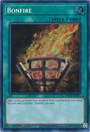 Bonfire - RA03-EN073 - Secret Rare - 1st Edition