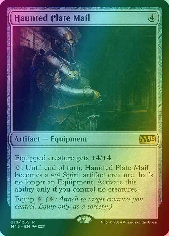 Haunted Plate Mail [218] [Magic 2015] [Foil]