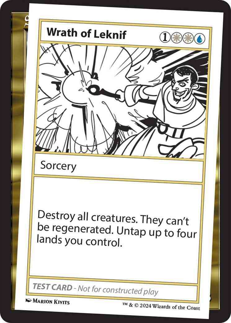 Wrath of Leknif [366] [Playtest Card] [Mystery Booster 2] [Non-Foil]