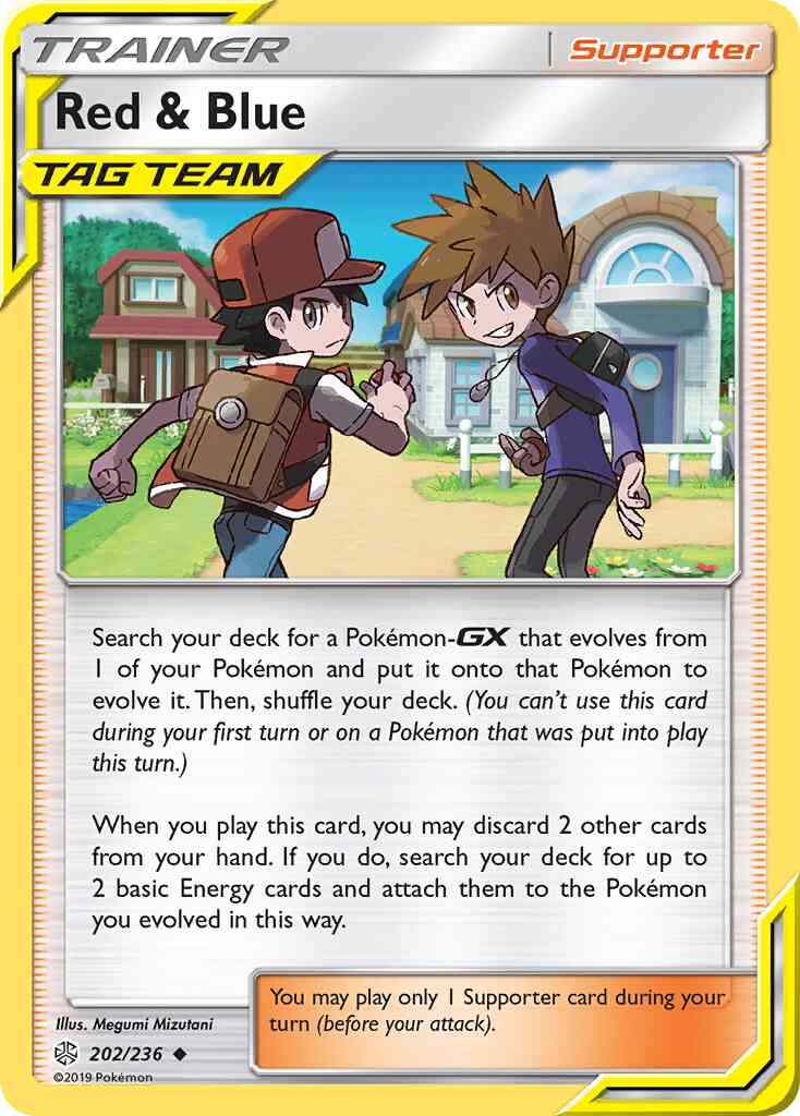 Red & Blue - 202/236 - Uncommon [sm12-202] [Reverse Holo]
