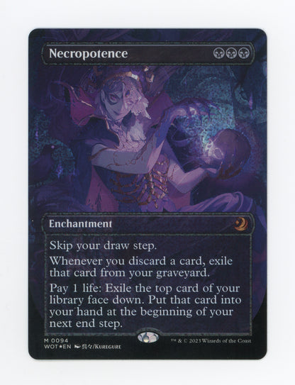 Necropotence — Borderless|Anime|Confetti Foil — ID 19522