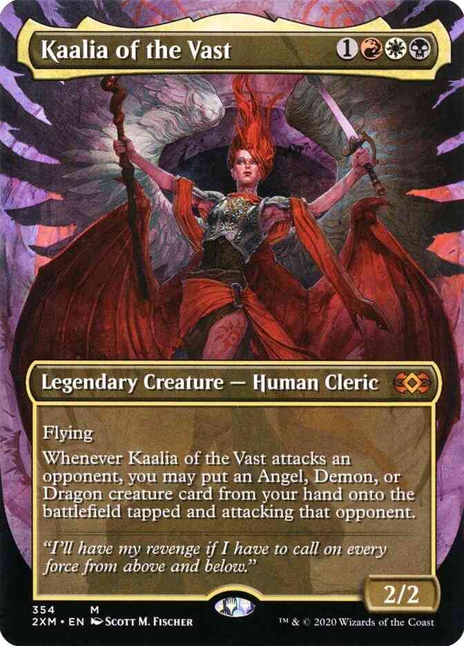 Kaalia of the Vast [354] [Borderless] [Double Masters] [Non-Foil]