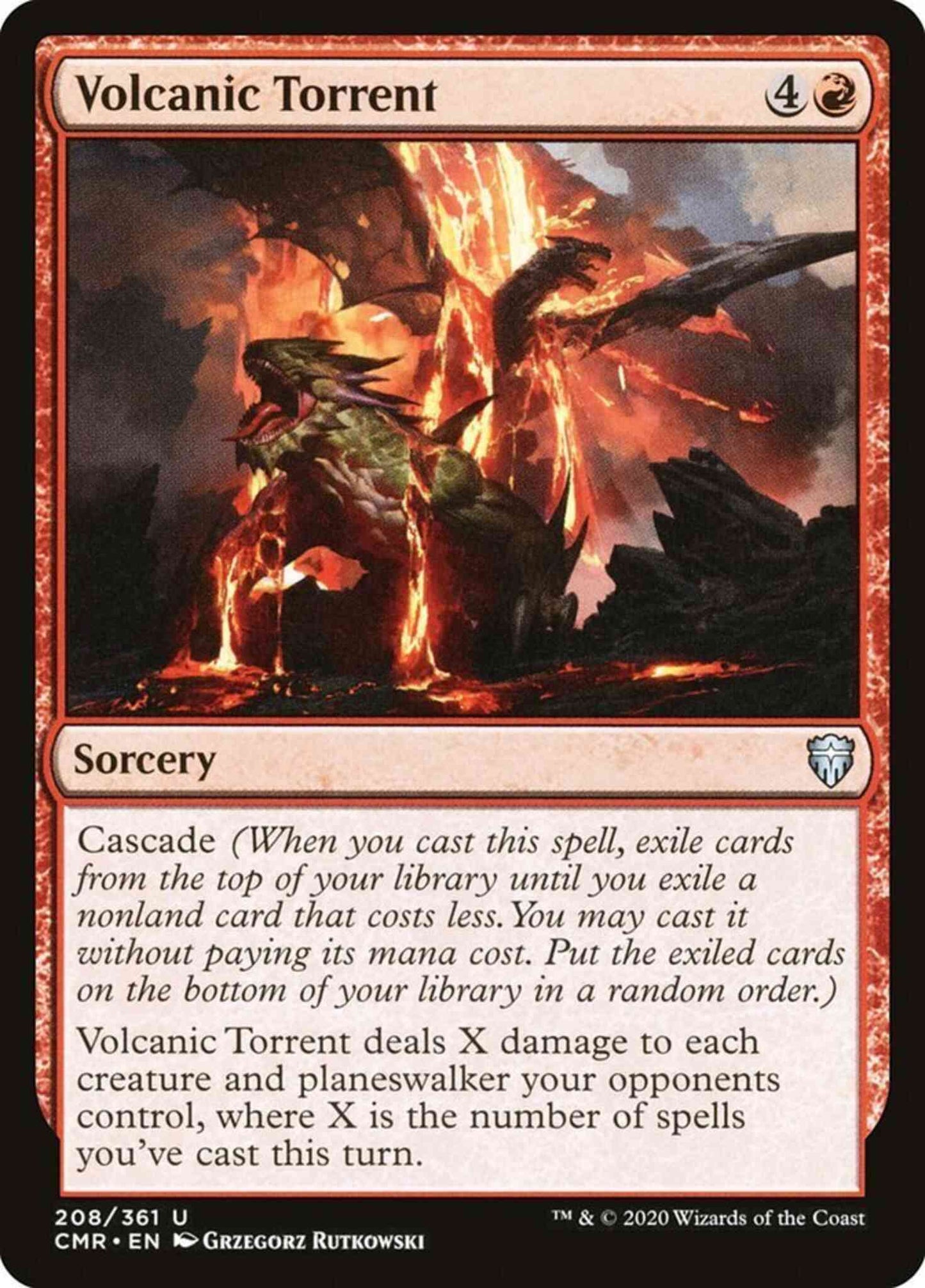 Volcanic Torrent [208] [Commander Legends] [Non-Foil]