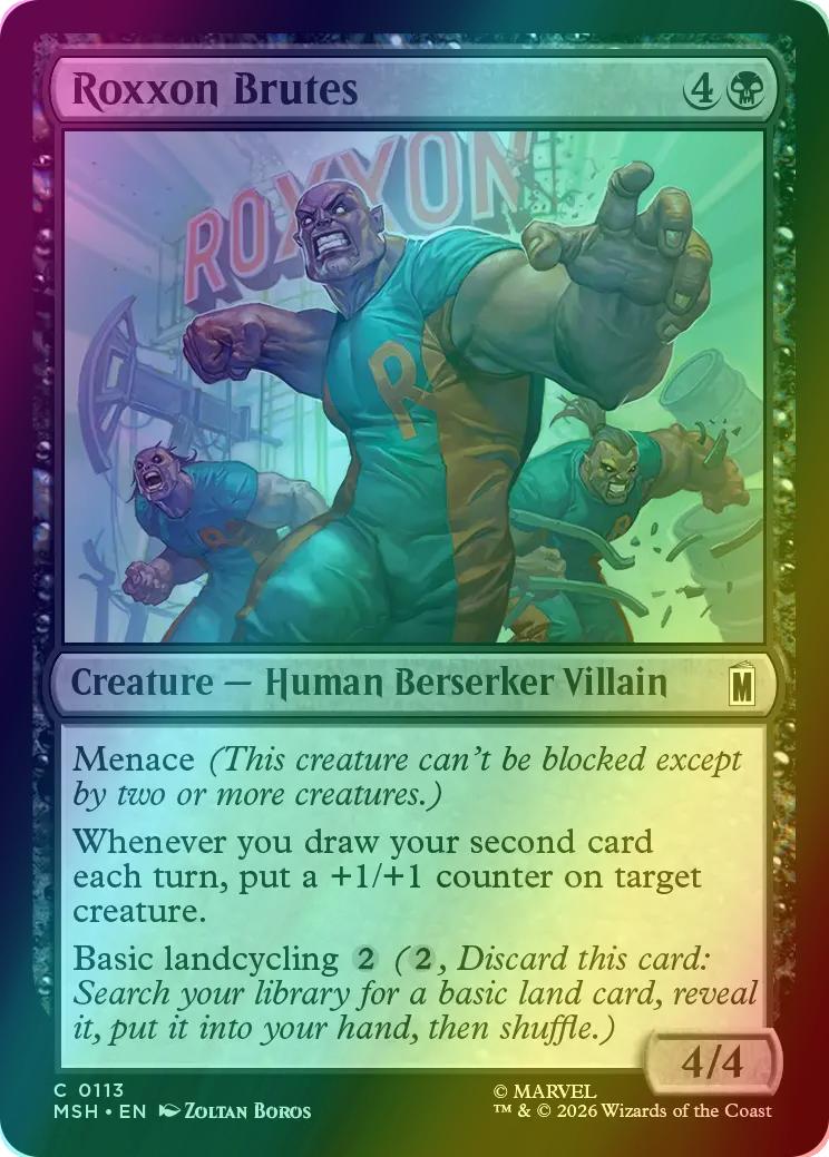 Roxxon Brutes [113] [Marvel Super Heroes] [Foil]