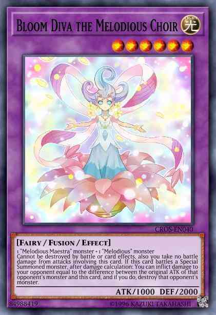 Bloom Diva the Melodious Choir - CROS-EN040 - Ultra Rare - Unlimited
