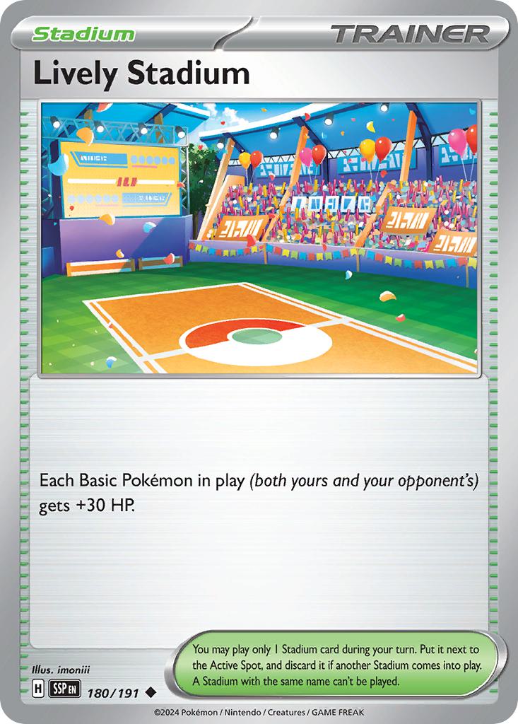 Lively Stadium - 180/191 - Uncommon [sv08-180] [Non-Holo]
