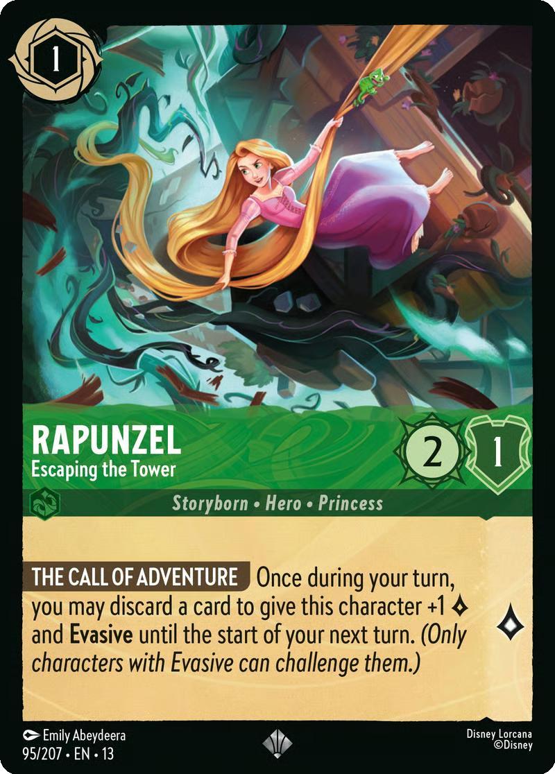 Rapunzel - Escaping the Tower - 95/204 [Attack of the Vine!] [Non-Foil]