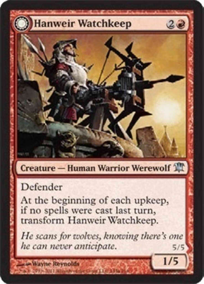 Hanweir Watchkeep // Bane of Hanweir [145] [Innistrad] [Non-Foil]